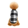 thumbnail image 5 of Dog Winter Clothes Plaid Fleece Sweater Coat Casual Comfy Jumpsuit Soft Cold Weather Clothes for Puppy Christmas Holiday Pullover For Small Dog Boys And Girls, 5 of 9