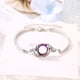 thumbnail image 2 of Pulsera con degradado, cadena ajustable, elegante, joyería creativa para mujer (blanco K), 2 of 6