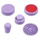 thumbnail image 2 of Masajeador Facial y Corporal Conair 5 Cabezales Morado, 2 of 3