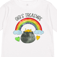 thumbnail image 4 of Inktastic Gigi's Treasure St. Patrick's Day Rainbow and Gold Boys or Girls Long Sleeve Toddler T-Shirt, 4 of 5