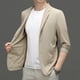 thumbnail image 2 of traje de ocio de primavera y verano para hombre, ropa ultrafina de seda de hielo transpirable con protección solar, capa única elástica, 2 of 5