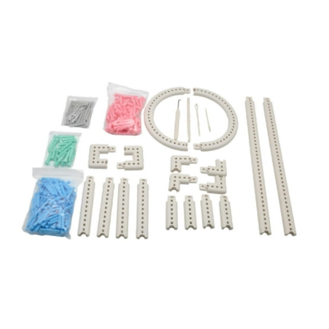 Kit de telar para tejer, telar para tejer bufandas, tejido hecho a mano, kit para manualidades, máquina de tejer para amantes de tejer, sombrero para