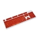thumbnail image 4 of Teclas de ABS 104 totalmente transparentes sin grabar para teclado mecánico, fabricación de bricolaje, teclas en azul, negro y blanco niebla, 4 of 5