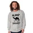 thumbnail image 5 of Hump Day Camel Wednesday Weekday Sweatshirt for Men or Women Brisco Brands S, 5 of 6