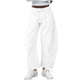 thumbnail image 3 of RKSTN Women's Barrel Leg Sweatpant Plus Size Cotton Like Elastic Waist Wide Leg Athletic Jogger Pants Womens Casual Solid Baggy Comfy Drawstring Running Gym Fitness Sport Pant with Pockets, 3 of 10