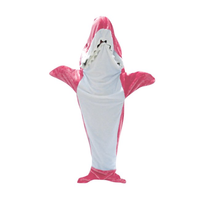 Pijama de tiburón con capucha para niños, manta de tiburón, disfraz de Cosplay, Mono para padres, camisón para casa, ropa de dormir para fiesta