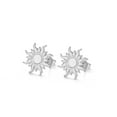 thumbnail image 3 of Sdmnsg-T Dainty Tiny Sun Stud Earrings Sensitive Ears Stainless Steel Minimalist Sunshine Cartilage Tragus Hypoallergenic Piercing Studs Fashion Statement Jewelry Birthday Graduation Gifts, 3 of 20