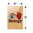 thumbnail image 3 of Eye Heart Biology  Rectangle Acrylic Fridge Refrigerator Magnet, 3 of 4