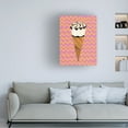 thumbnail image 2 of Trademark Fine Art Alice Straker Cornetto Pink Canvas Wall Art, 2 of 4