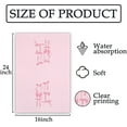 thumbnail image 7 of Set of 2 Pink Bow Kitchen Towels, Preppy Bow Decor Dish Towels, Bow Decorative Hand Towels for Bathroom Kitchen, 16x24 inch, 7 of 7