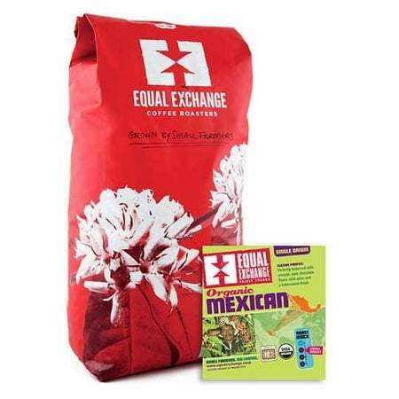 Equal Exchange 230003 Organic Mexican Whole Bean Coffee 60 oz.
