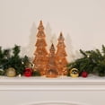 thumbnail image 3 of Battery-Operated Gold Trees - Set of 3, 3 of 7