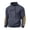 Gray, variant on Men's Fleece Jacket Sweatshirt Winter Tactical half-Zip Coat Stand Collar Long Sleeve Military Jackets Multi Pockets Gray S