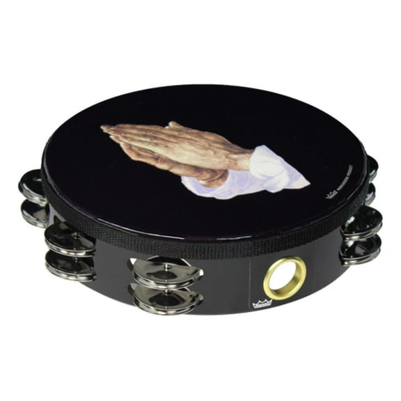 REMO 8" Tambourine Double Row PRAYING HAND
