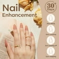 thumbnail image 2 of modelones Builder Nail Gel, Base Colors 8-in-One Jelly Caramel Brown Nude Pink Clear Builder Nail Gel Polish for Hard Extension Rubber Lamp Cured 6 Colors, 2 of 9