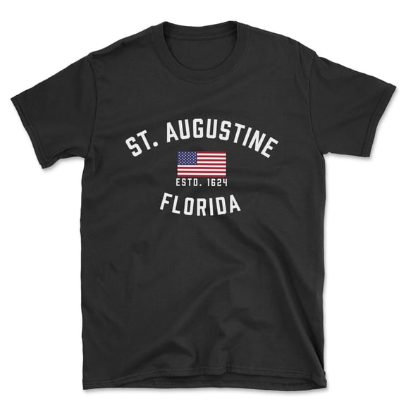 St. Augustine Florida Patriot Men's Cotton T-Shirt