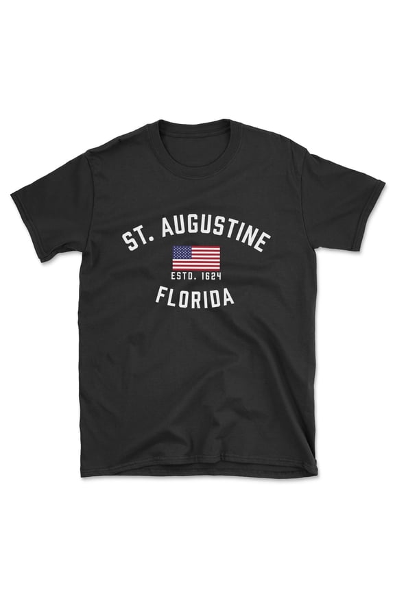 St. Augustine Florida Patriot Men's Cotton T-Shirt