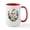 White/Red Inside, variant on CafePress - Embroidered Spring Flowers Large Mug - 15 oz Ceramic Large White Novelty Mug