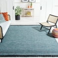 thumbnail image 2 of SAFAVIEH Montauk Kelsey Distressed Cotton Area Rug, Turquoise/Black, 8' x 10', 2 of 8