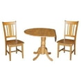 thumbnail image 5 of 42" Dual Drop Leaf Table and 2 San Remo Chairs in Pecan - 3 Piece Set, 5 of 8