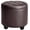 Chestnut Brown, variant on Vanity Stool, Round Ottoman with Storage, Upholstered Foot Stool, Removable Lid, for Living Room, Bedroom, Easy Assembly, Velvet Fabric, Cream White
