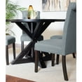 thumbnail image 3 of Newboti Furniture Nylander 5-piece Dining Set, Cross-Buck Dining Table with 4 Stylish Chairs 75862, 3 of 7