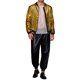 thumbnail image 2 of Chaqueta bomber de lentejuelas brillantes para hombre, chaqueta metálica de fiesta con cremallera, chaquetas varsity M doradas, 2 of 5