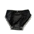 thumbnail image 3 of Zpanxa Panties for Women, Women's Mid Waist Hollow Out Underwear Thin Breathable Panties Comfortable No Show Seamless Everyday Briefs, 3 of 4