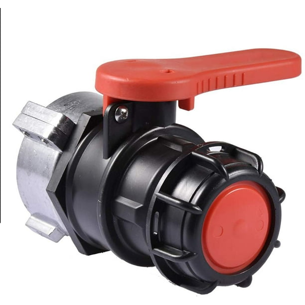 IBC Tank Container Ball Valve 1000L Water 75 mm Fine Thread Chemical