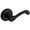 Brass, variant on Baldwin 5445V.Mr Pair Of Classic Estate Levers - Nickel