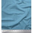 thumbnail image 1 of Soimoi Blue Cotton Voile Fabric Geometric Abstract Printed Craft Fabric by the Yard 56 Inch Wide, 1 of 3