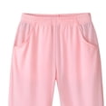 thumbnail image 5 of Qingpeng Unisex Solid Color Elastic Waist Slim Fit Jogger Pants Breathable Lightweight Casual Full Length Pants For Big Kids, 5 of 6