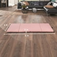 thumbnail image 7 of FDW 4'x6'x2" New Folding Panel Gymnastics Mat, Perfect for Indoor/Outdoor Exercise(Pink), 7 of 7
