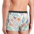 thumbnail image 5 of Daiia Colorful Seashells Men's Underwear Boxer Briefs, Cotton Stretch Moisture-Wicking Underwear-Small, 5 of 9