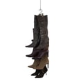 thumbnail image 5 of New Improved System- Boot Stax: Vertical Hanging Boot Rack, Boot Storage, Boot Organizer: 1 Vertical Rod That Swivels + 6 Silver Boot Hangers (Silver), 5 of 5