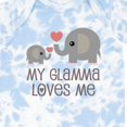 thumbnail image 4 of Inktastic My Glamma Loves Me Grandchild Boys or Girls Baby Bodysuit, 4 of 5