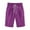 Purple, variant on 50% off Clearance!Summer Fashion Plus Size Bermuda shorts for Women Solid Color Temperament