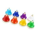 thumbnail image 2 of 8 Tone Hand Bells, 3.3 X 3.1inch Handbells, 8Pcs/Set For Classroom For Learning, 2 of 8