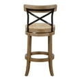 thumbnail image 3 of Boraam Myrtle Swivel Bar Stool in Wheat Wire-Brush, 3 of 5