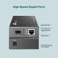 thumbnail image 3 of Convertidor de fibra a Ethernet TP-Link MC220L Gigabit SFP, 3 of 7