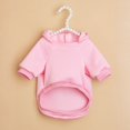 thumbnail image 7 of NovaStitch Dog Sweaters Dog Hoodie Solid Soft Brushed Coat Winter Fleece Clothes Sweatshirt for Small and Medium Dogs Pink XL, 7 of 7