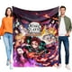 thumbnail image 1 of Demon Slayer: Kimetsu no Yaiba anti-pilling, suave, ligera, esponjosa y acogedora de lujo para hogar y cocina – Perfecta para niños y adultos,150X200cm, 1 of 6
