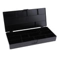 thumbnail image 4 of Estuche de almacenamiento para cuerdas para el cabello con 10 compartimentos, horquillas para el cabello, caja divisoria móvil Negro, 4 of 8