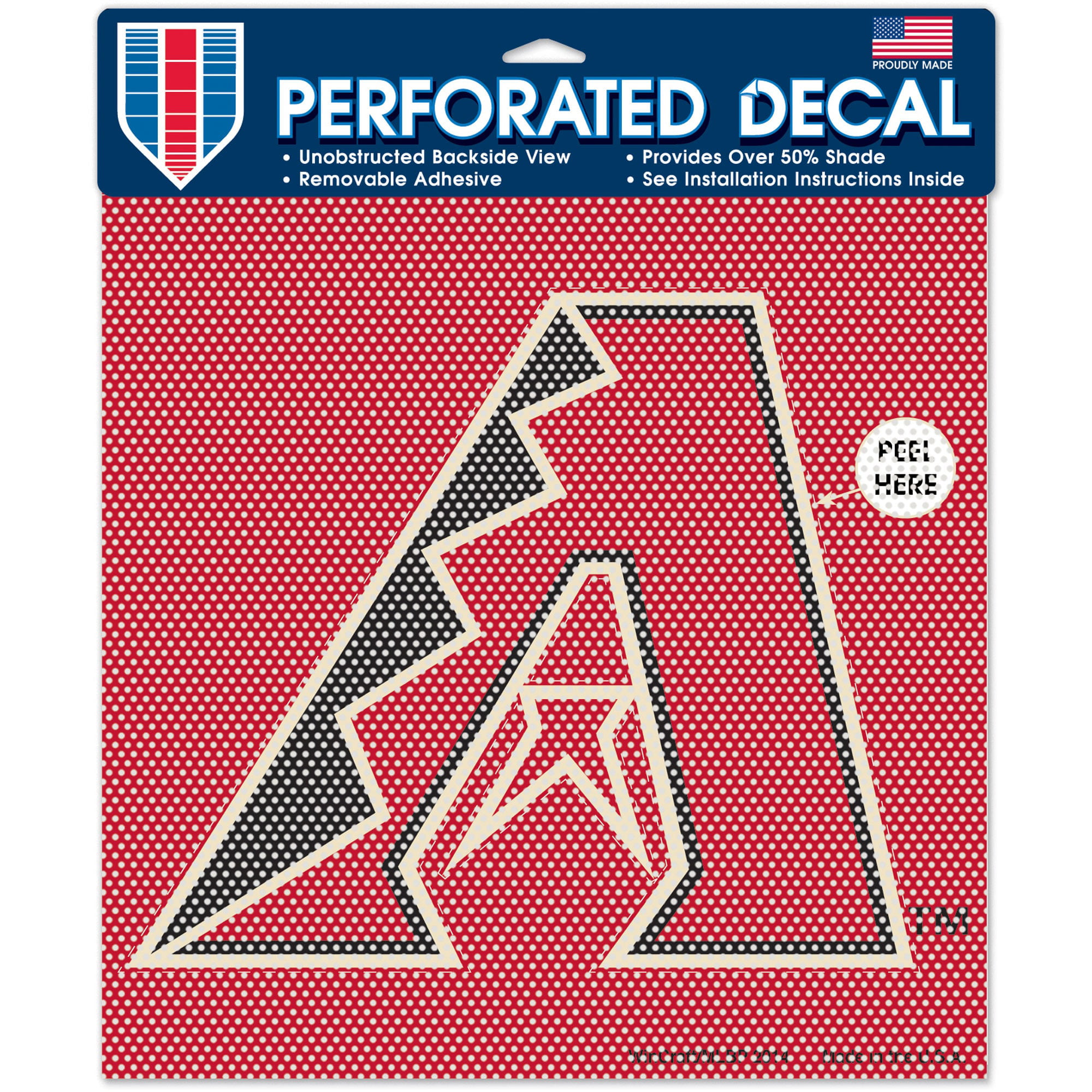 Arizona Diamondbacks Single Color Decal Sticker TONS OF OPTIONS 