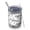 White Dinosaurs Skeletons, variant on 12oz Tumblers White Dinosaurs Skeletons Pattern Vacuum Insulated Stainless Steel Travel Tumbler Cups Mug with Lid and Straw for Beer,Coffee,Beverages with Cleaning Brush for Cold & Hot Drinks