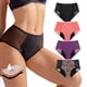 thumbnail image 2 of Ropa interior sexy con estampado de leopardo, ropa interior menstrual absorbente de 4 capas, ropa interior menstrual para mujer a prueba de fugas, 2 of 6