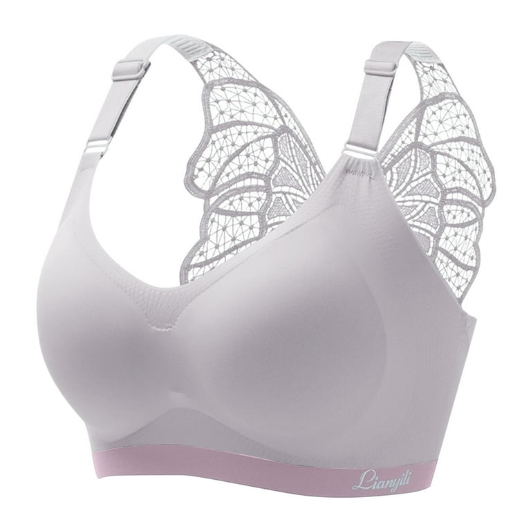 Eashery Padded Bras for Women Women's Plus Size Add 2 and a Half