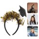 thumbnail image 5 of Diadema de graduación, diadema decorativa, tocado para adultos, diadema divertida, tocado, 5 of 7