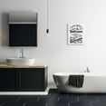 thumbnail image 2 of Stupell Industries What Happens In Bathroom Silly Decorated Typography Graphic Art Gallery Wrapped Canvas Print Wall Art, Design by Lettered and Lined, 2 of 5