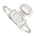 thumbnail image 2 of 925 Sterling Silver Locket Bangle Bracelet, 2 of 3
